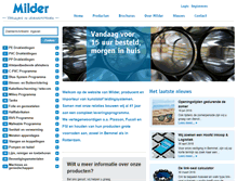 Tablet Screenshot of milder.nl
